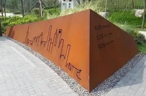 路北耐候钢挡土墙
